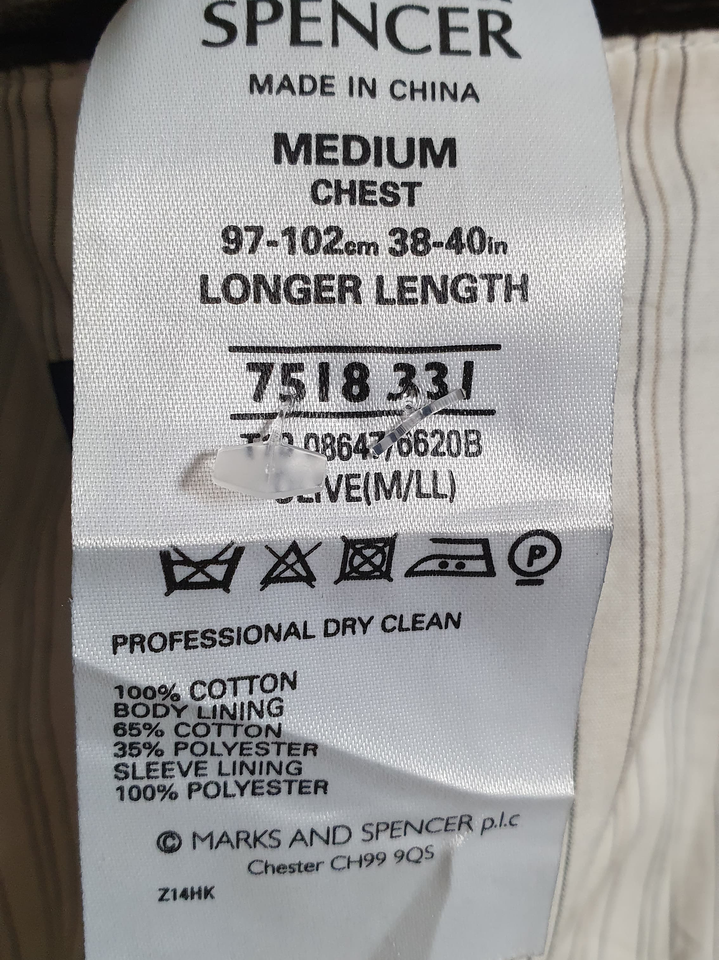 Chaqueta blazer cotelé Blue harbour TALLA ML 6