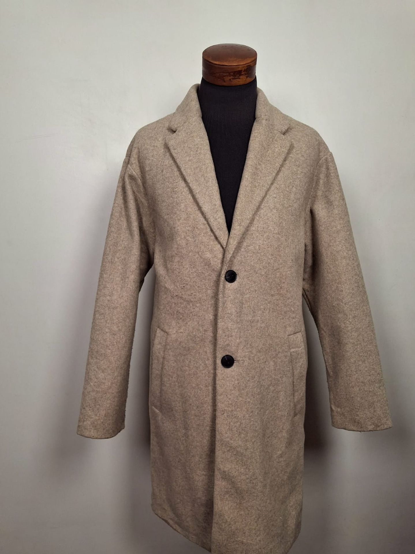 Abrigo Pull and Bear Beige TALLA L  H24 1