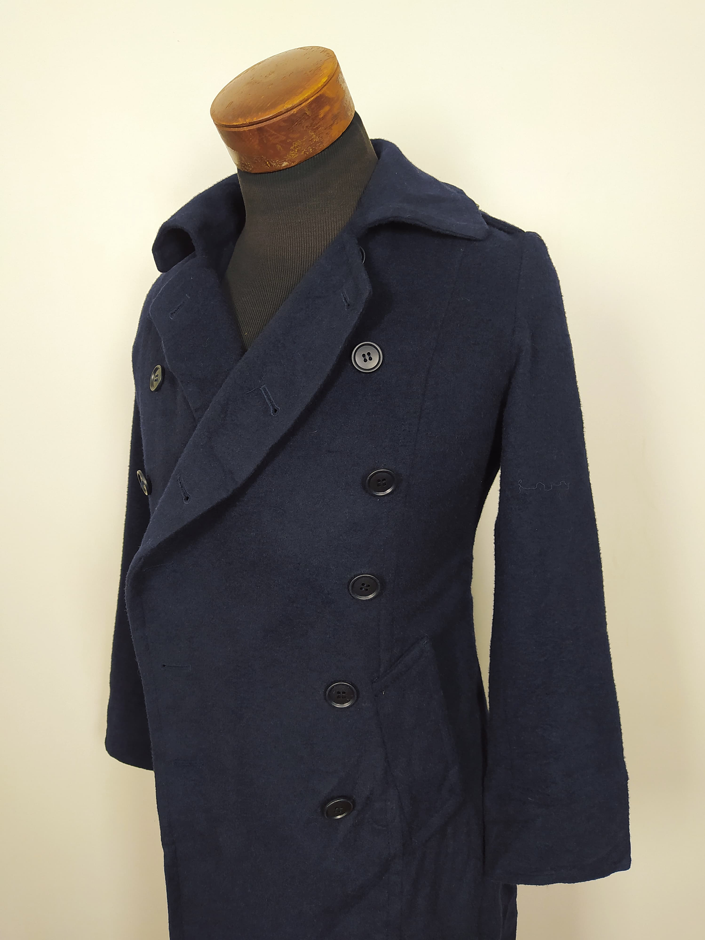 Abrigo largo lana premium TALLA M slim fit 4