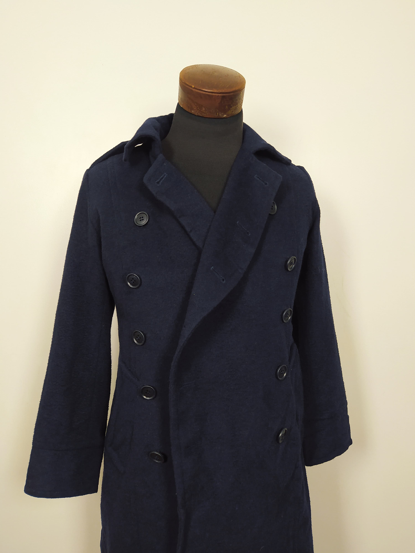 Abrigo largo lana premium TALLA M slim fit 5