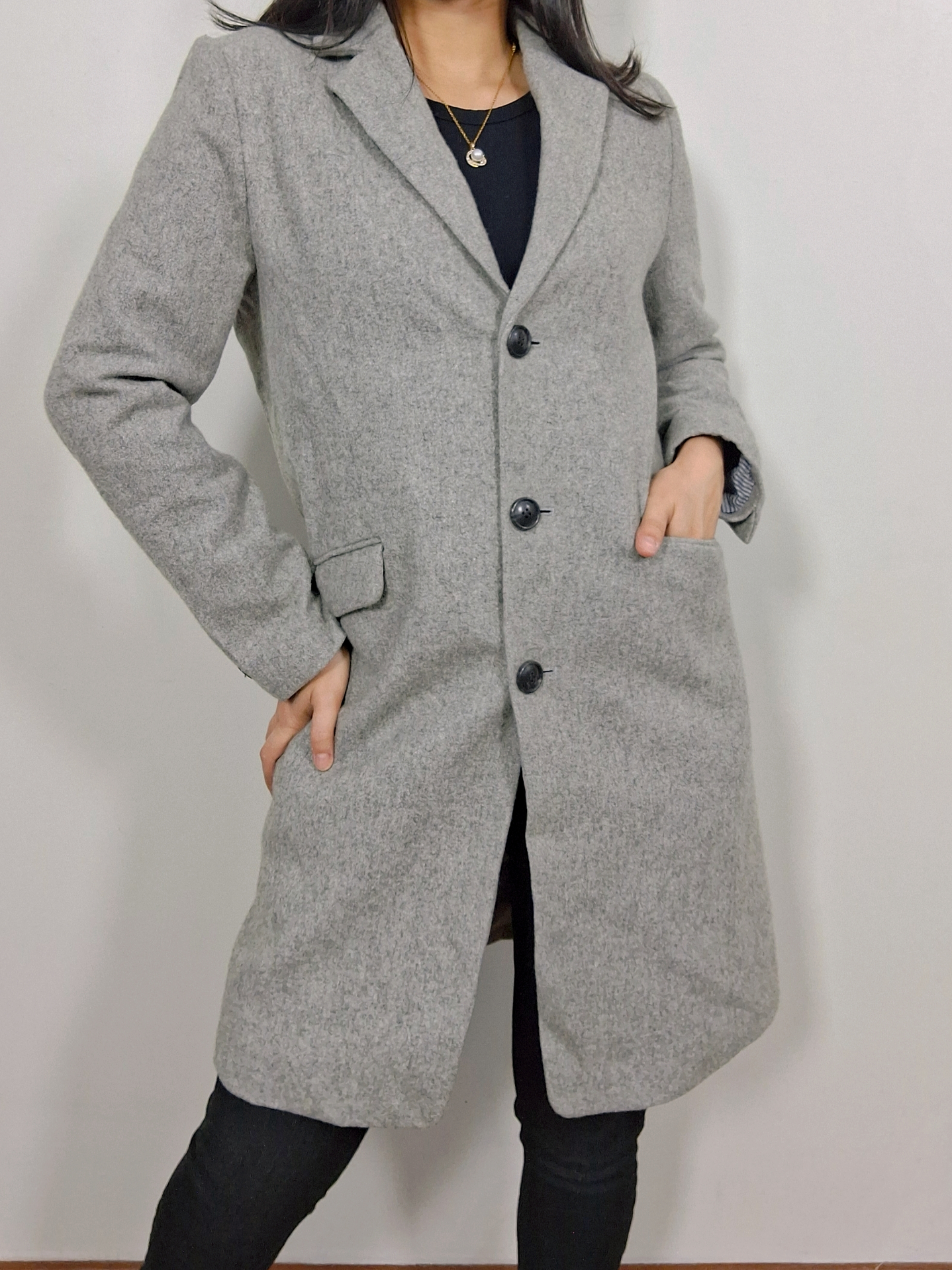 Abrigo mujer Simplicite gris TALLA SM nuevo - MM28B 1