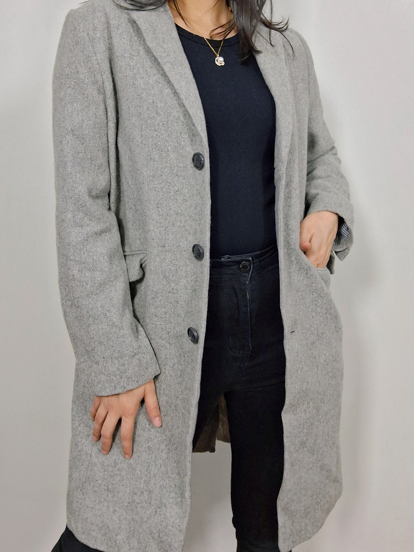 Abrigo mujer Simplicite gris TALLA SM nuevo - MM28B 3