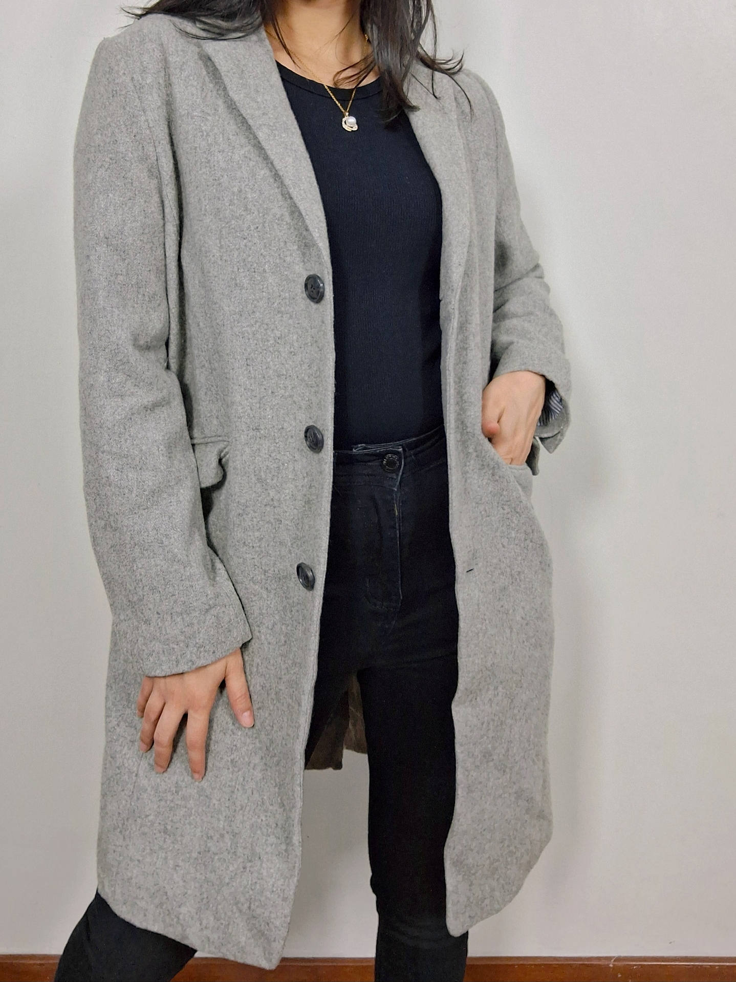 Abrigo mujer Simplicite gris TALLA SM nuevo - MM28B 2