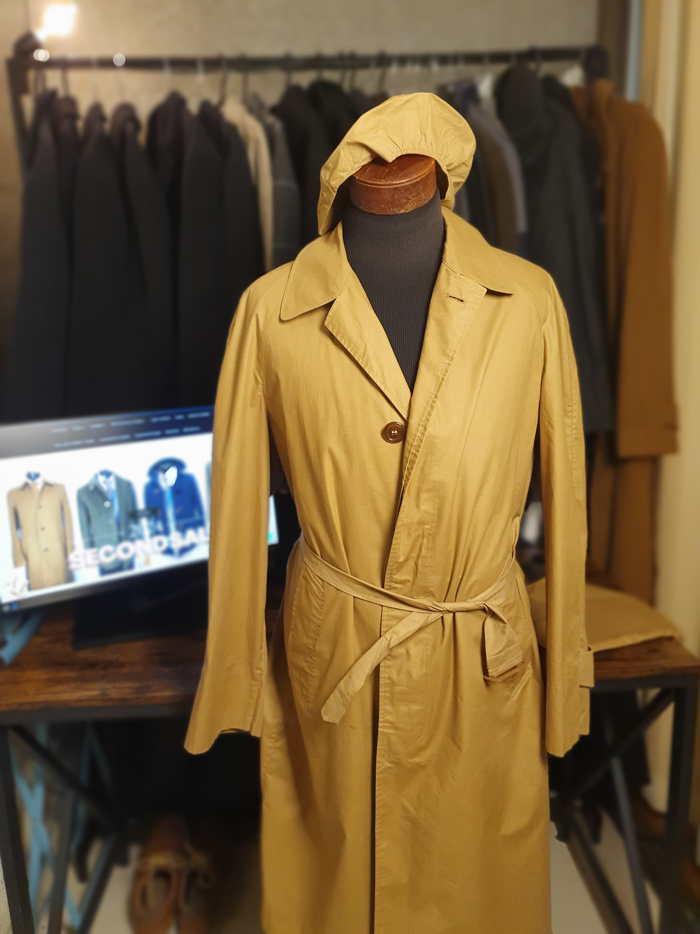 Trench hombre Gabardina Intrivira Repelente TALLA ML A774 2