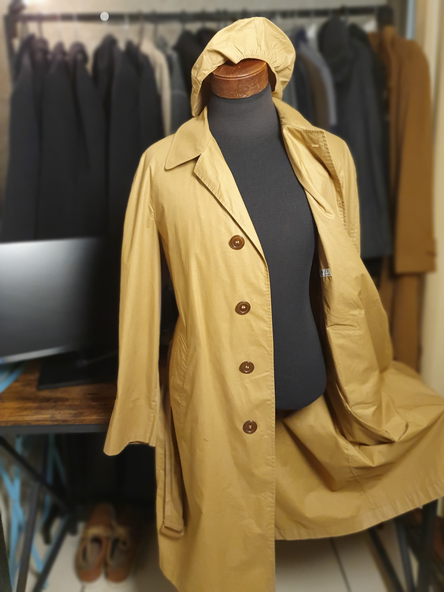 Trench hombre Gabardina Intrivira Repelente TALLA ML A774 3