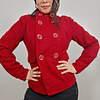 Chaqueta Mujer abrigo rojo TALLA XS/S