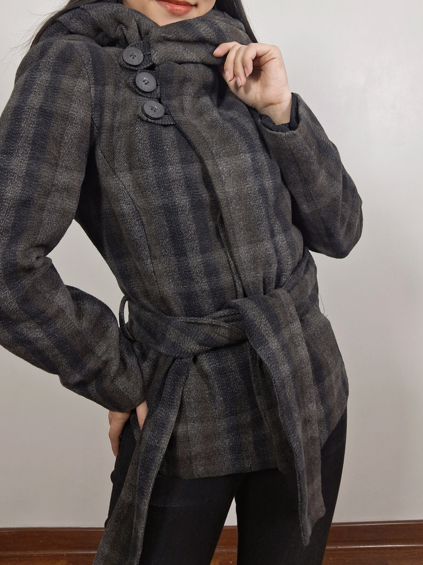 Chaqueta abrigo cruzado ZARA TALLA S MM16 2