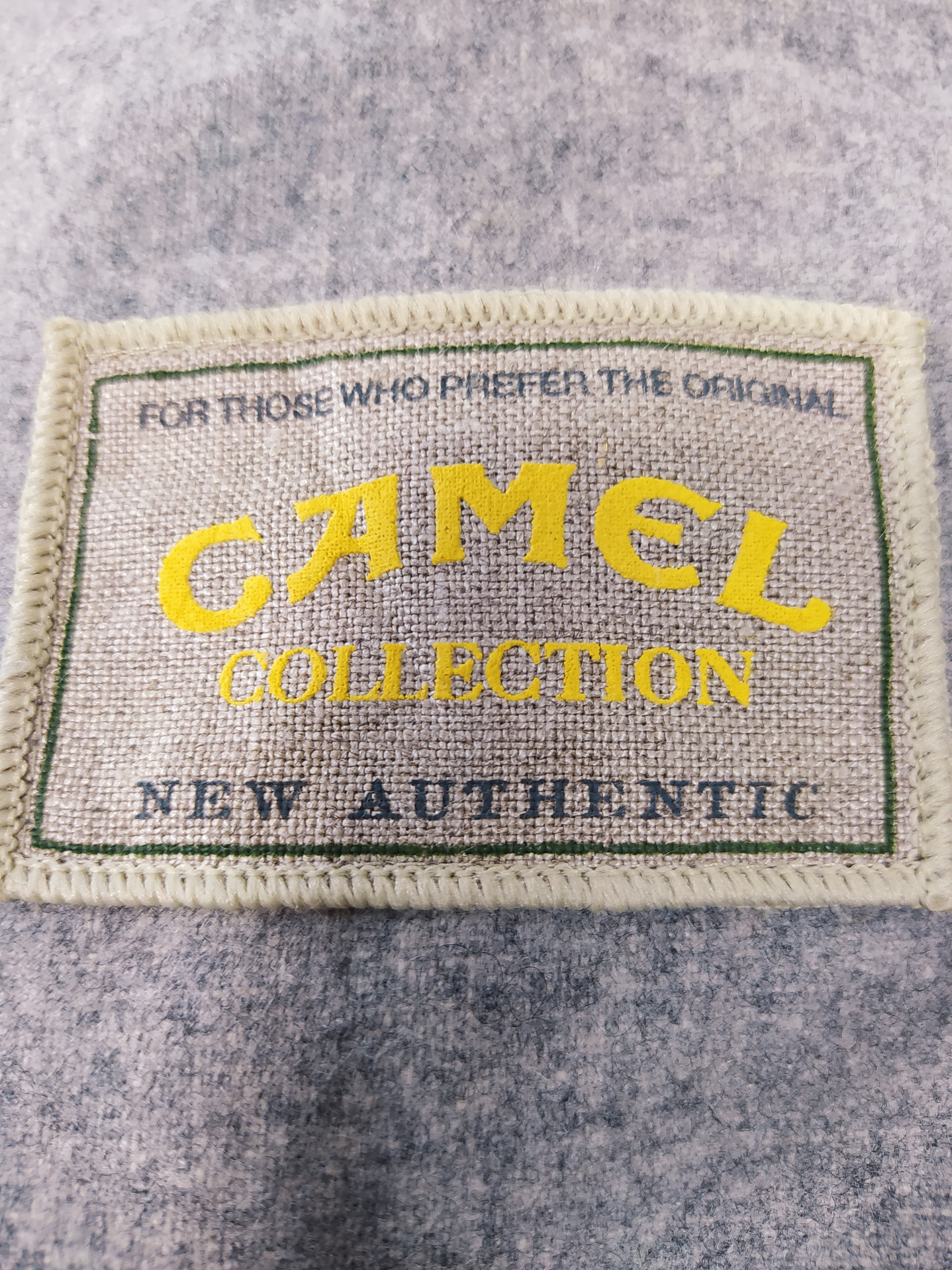 Vestón 80% Lana Gris Jaspeado · Edición Vintage Camel · Talla XL  7
