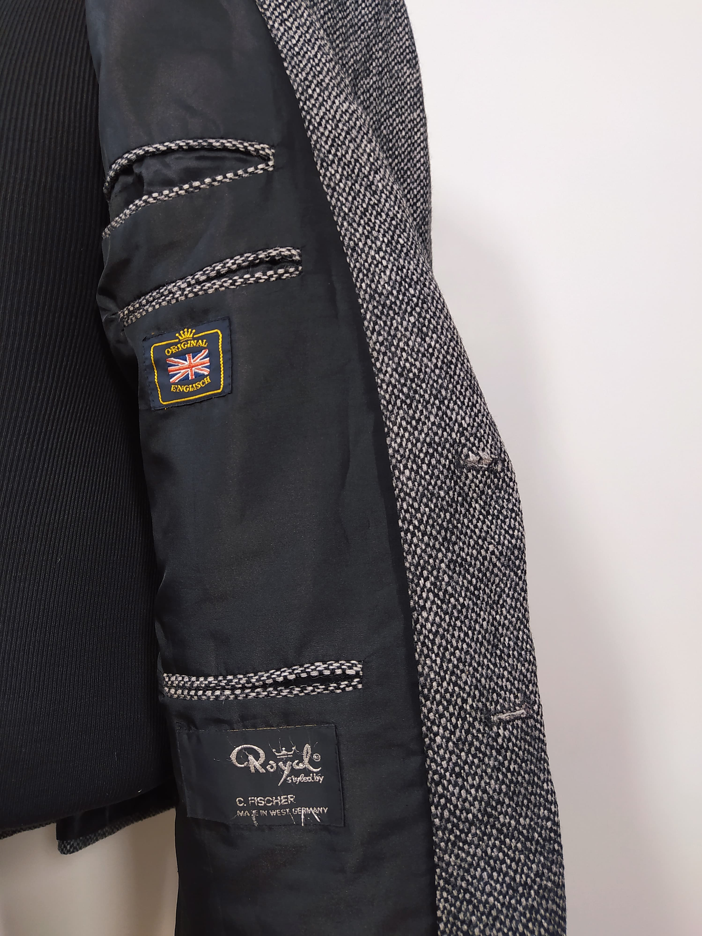 Chaqueta pura lana virgen blazer Royal Original English TALLA LXL  5