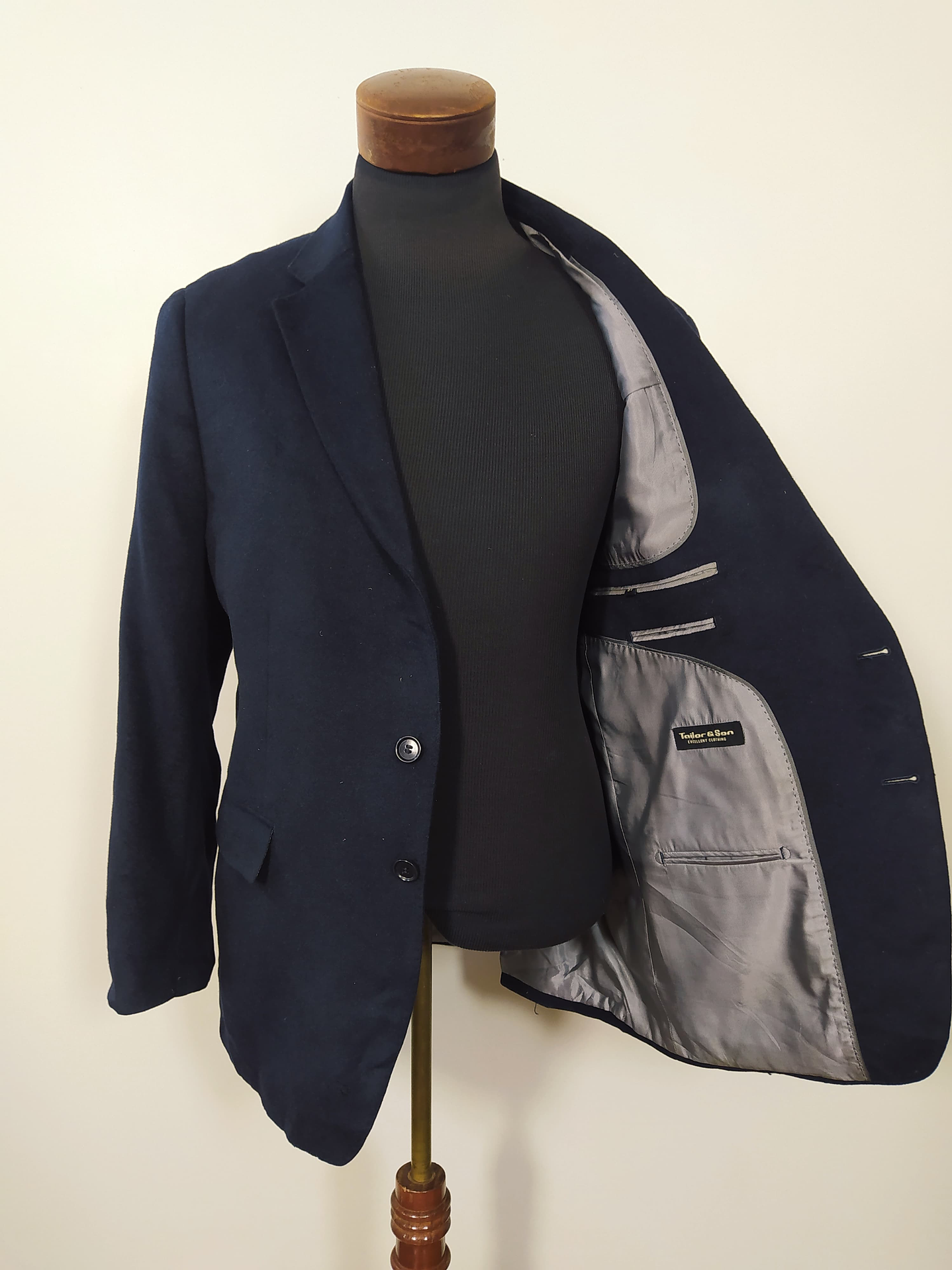 Chaqueta pura lana hombre blazer Taylor & Son TALLA ML 3