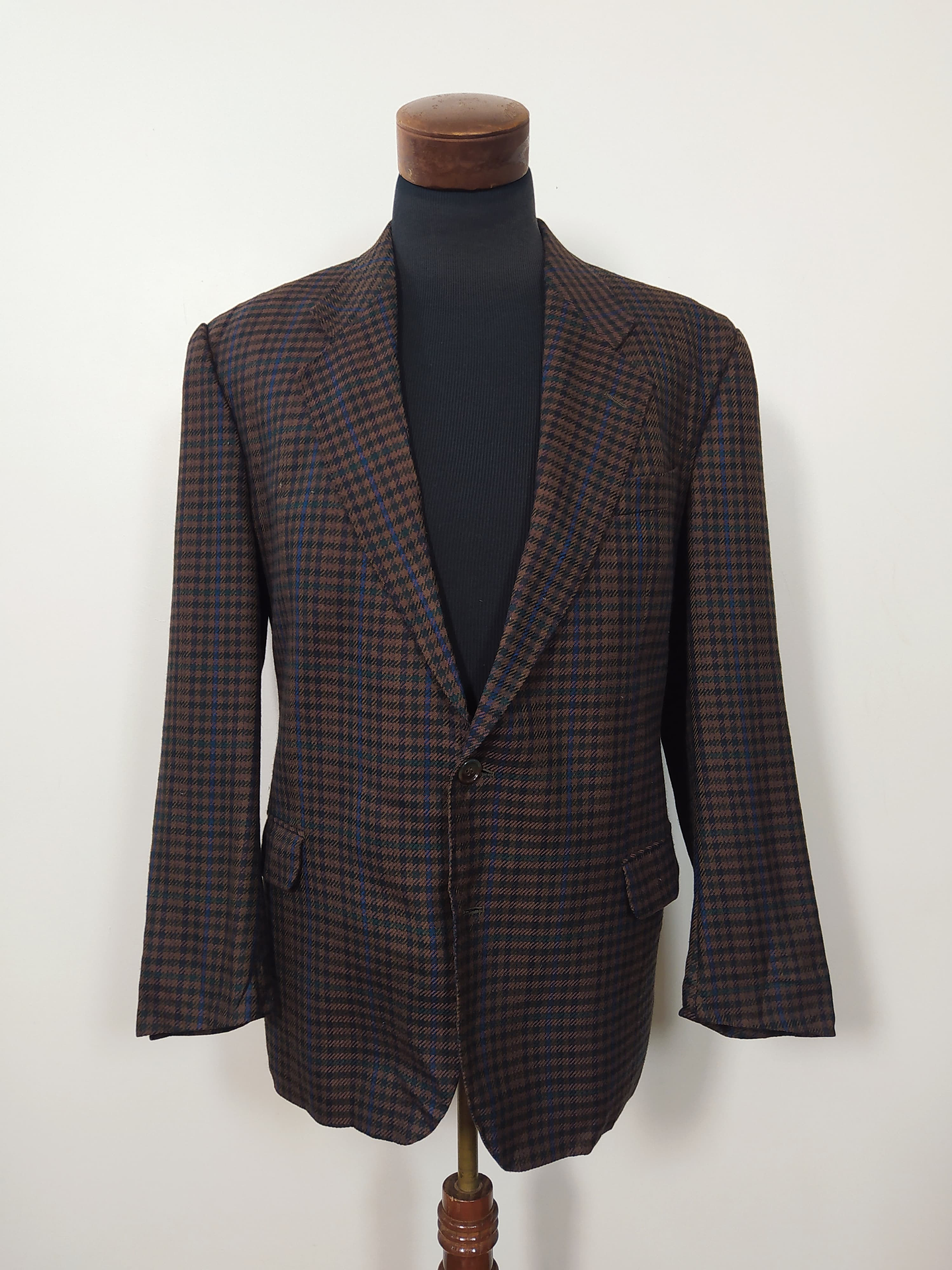 Chaqueta pura lana hombre veston Vintage TALLA LXL Konen  4