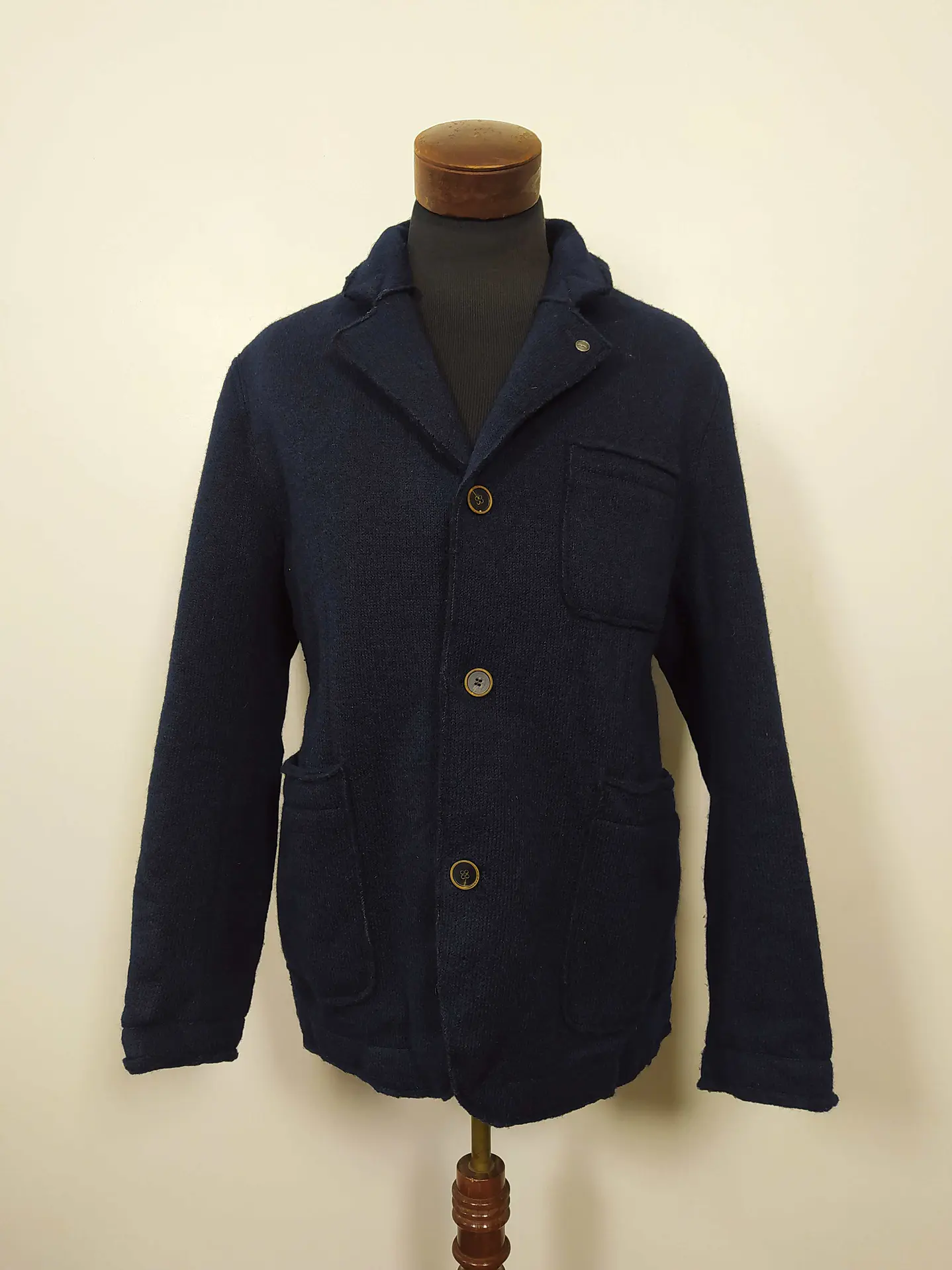Abrigo lana hombre Azul Engbers premium TALLA LXL C48  1