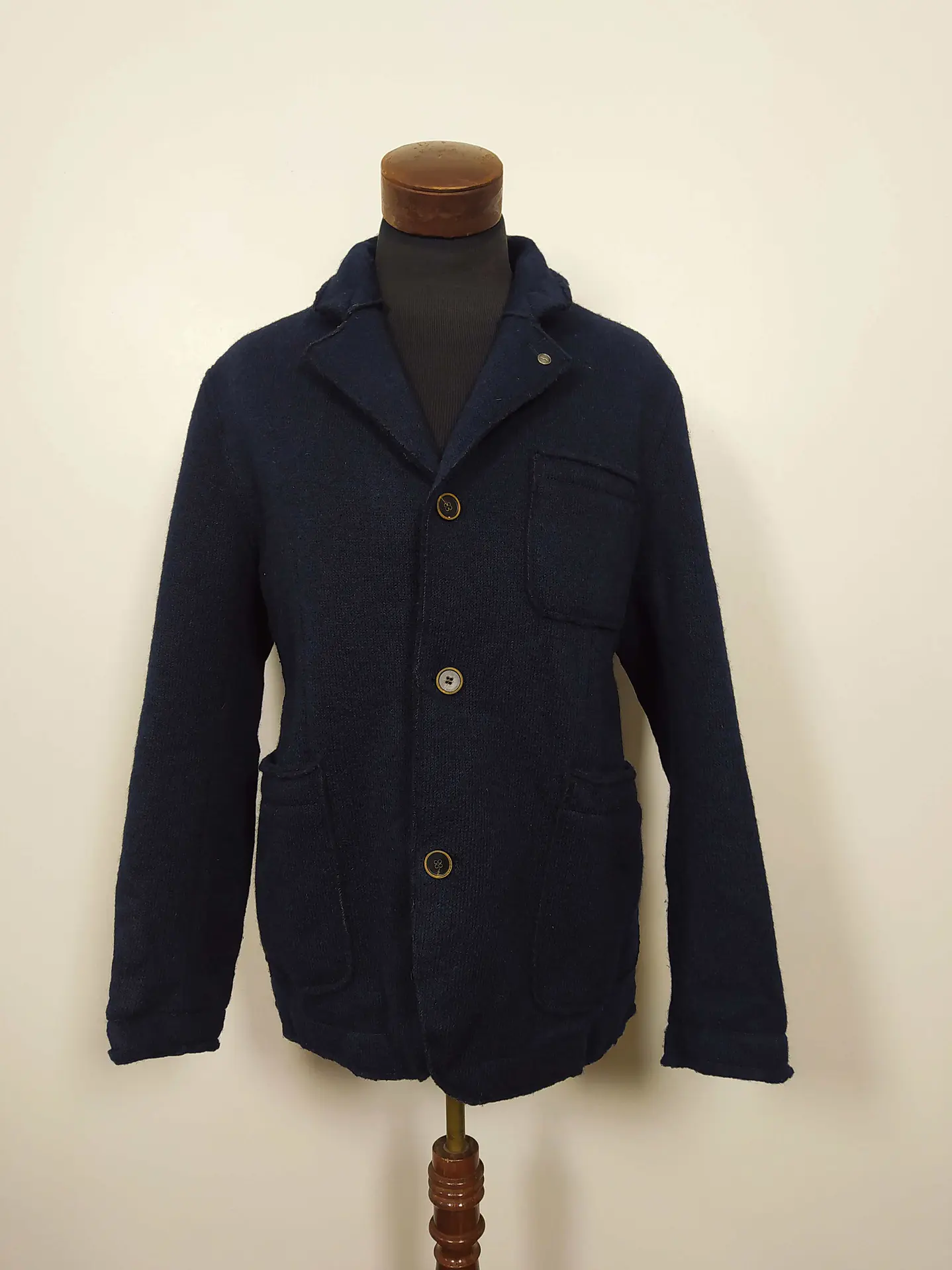 Abrigo lana hombre Azul Engbers premium TALLA LXL C48  2