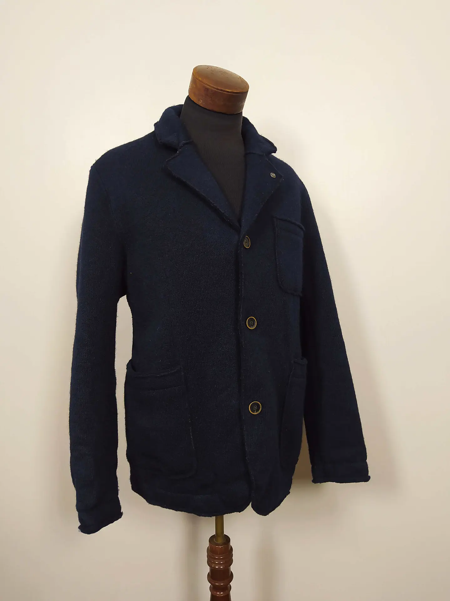 Abrigo lana hombre Azul Engbers premium TALLA LXL C48  3