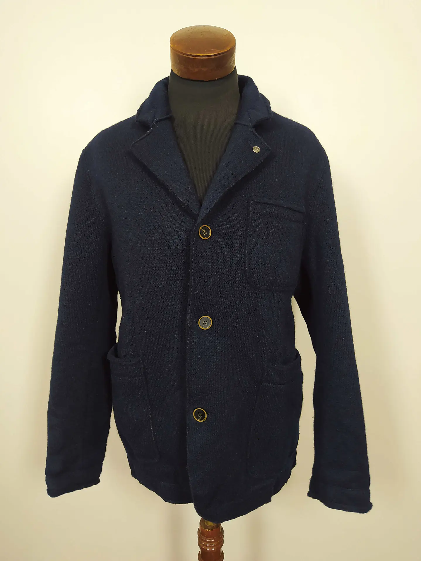 Abrigo lana hombre Azul Engbers premium TALLA LXL C48  5