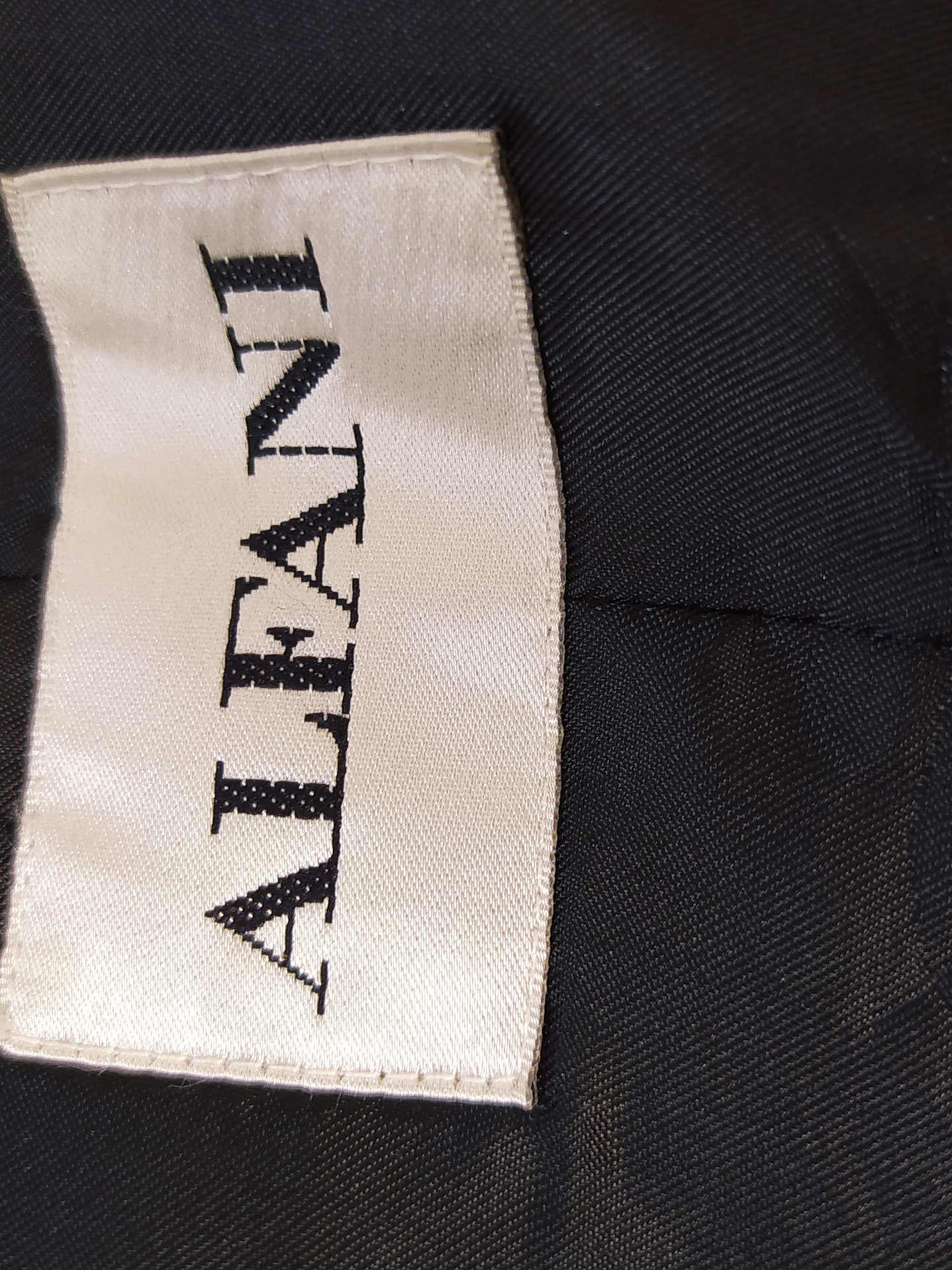 Abrigo Negro Alfani pura Lana virgen TALLA XL  6