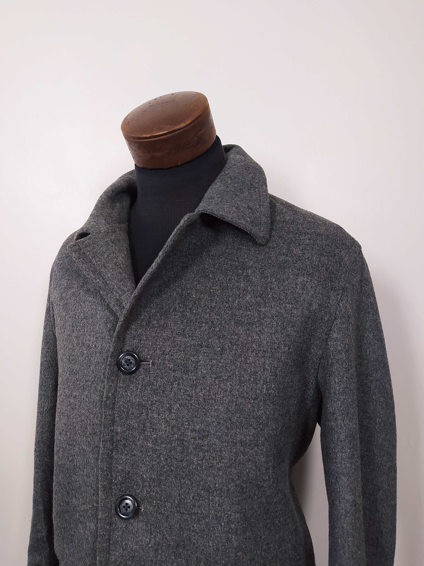 Abrigo Uniqlo 100% Lana Talla M 4