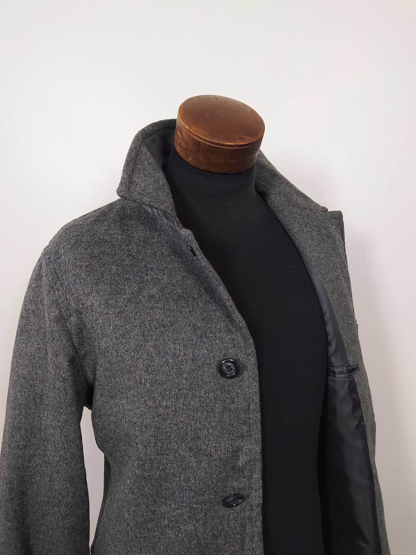 Abrigo Uniqlo 100% Lana Talla M 6