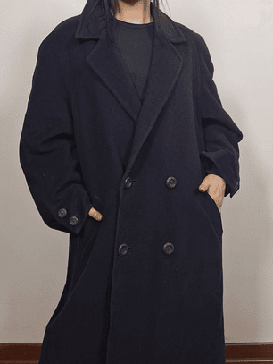 Abrigo mujer Marks & Spencer azul pura lana Talla XL MM49