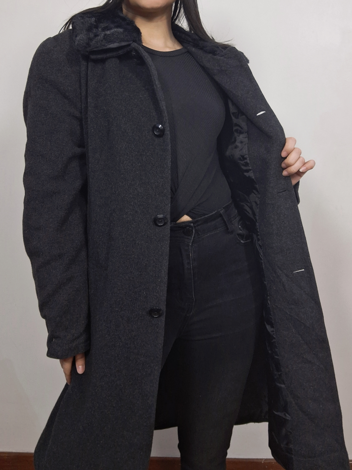 Abrigo mujer lana nuevo TALLA M. MM54 2