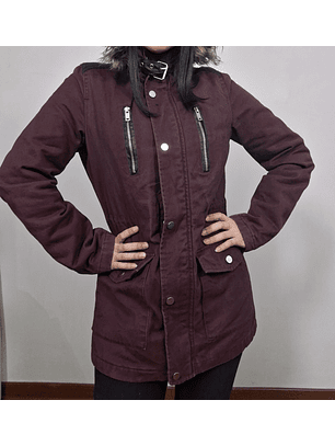 Talla SM. Jennifer hermosa parka chaqueta MM51