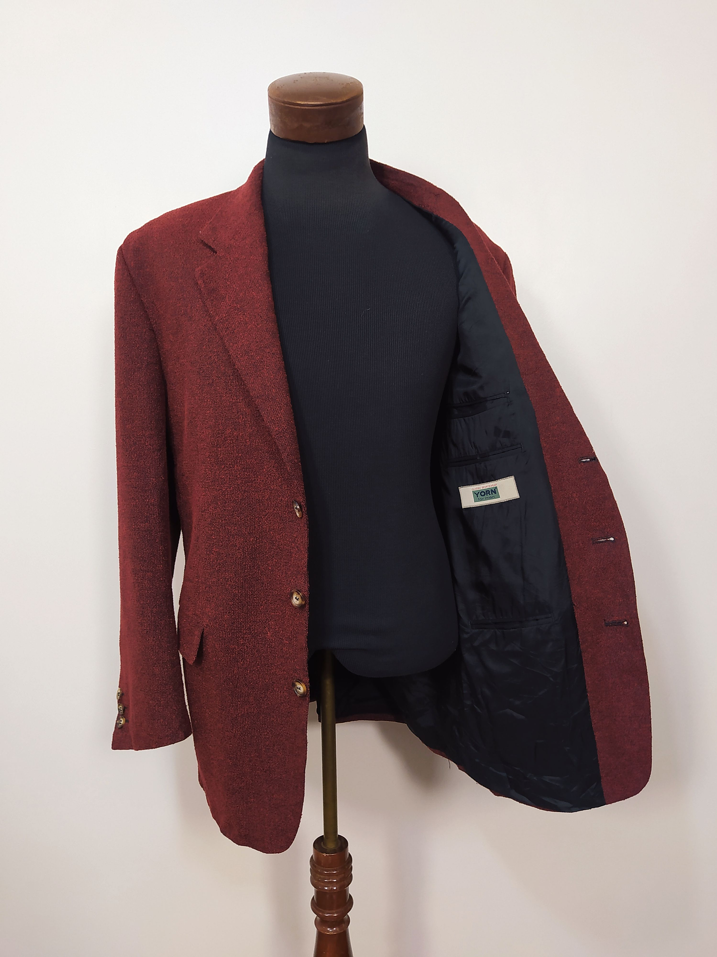 Chaqueta Yorn 3 Botones Rojo Negro Talla XXL - Código BH45 5