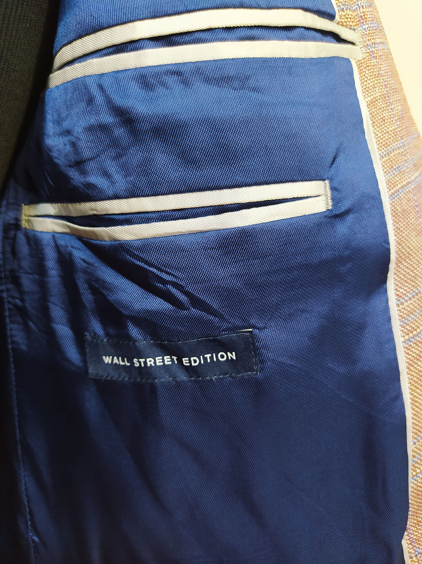 Blazer Andrew James en mezcla de lana y lino – Patrón escocés premium tonos tierra y azul | Talla M 7