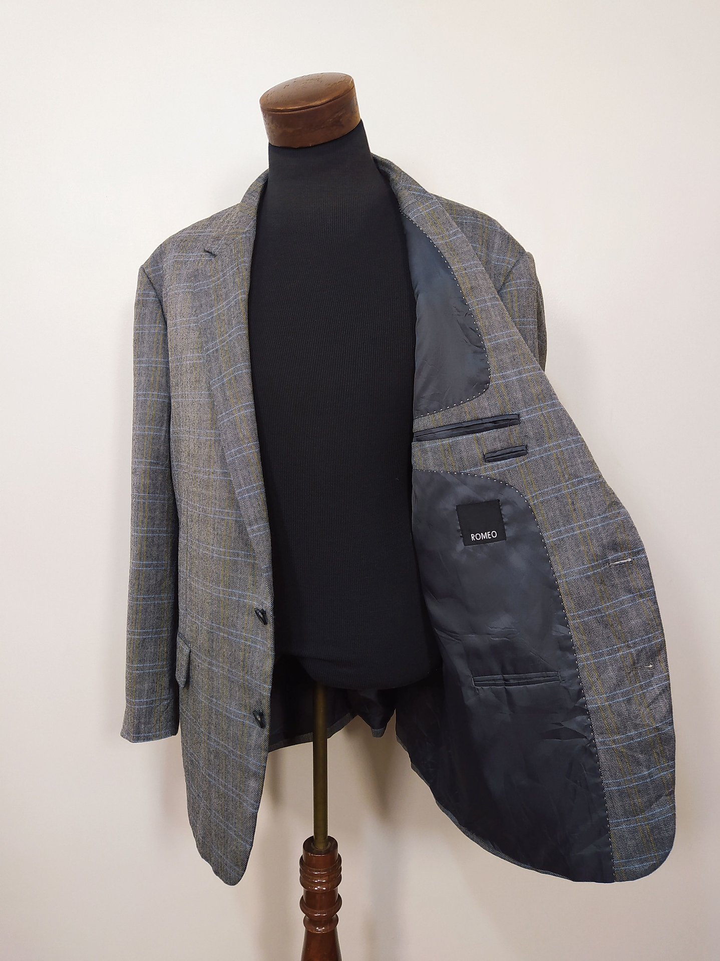 Chaqueta Romeo Tweed Gris Talla 3XL - Código BH51 5