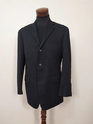 Blazer lana Canda Liso Marengo Talla ML - Código BH55