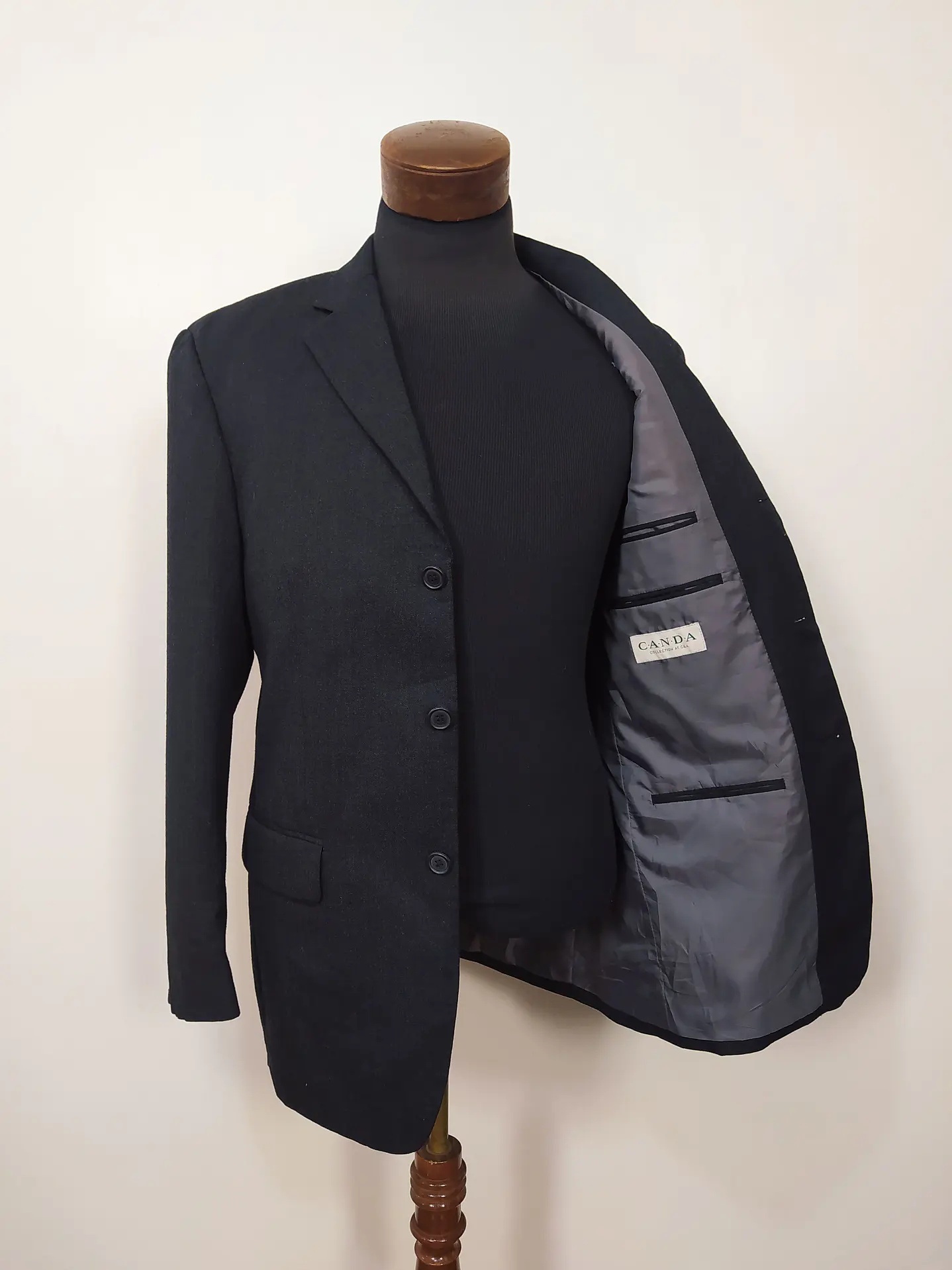 Blazer lana Canda Liso Marengo Talla ML - Código BH55 5