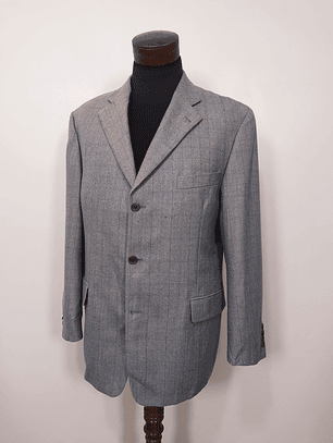 Blazer pura lana virgen hombre Westbury Celeste Talla L - Código BH56