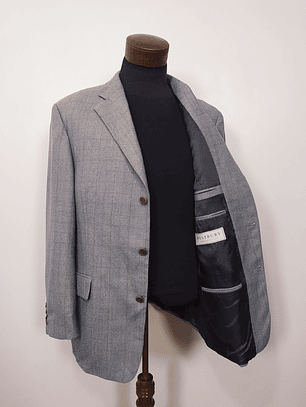 Blazer pura lana virgen hombre Westbury Celeste Talla L - Código BH56