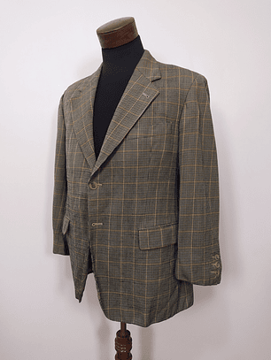 Chaqueta pura lana virgen Emidio Tucci Verde Talla M - Código BH63