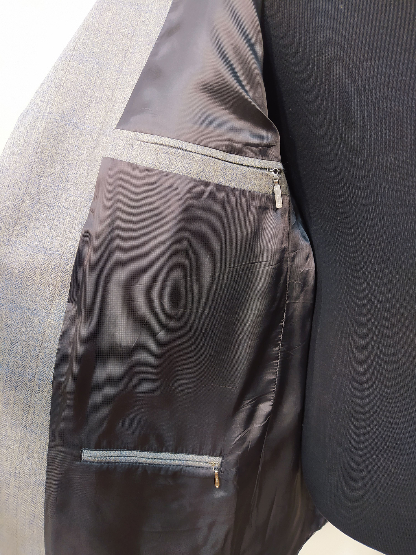 Blazer pura lana virgen hombre Westbury Celeste Talla L - Código BH56 6