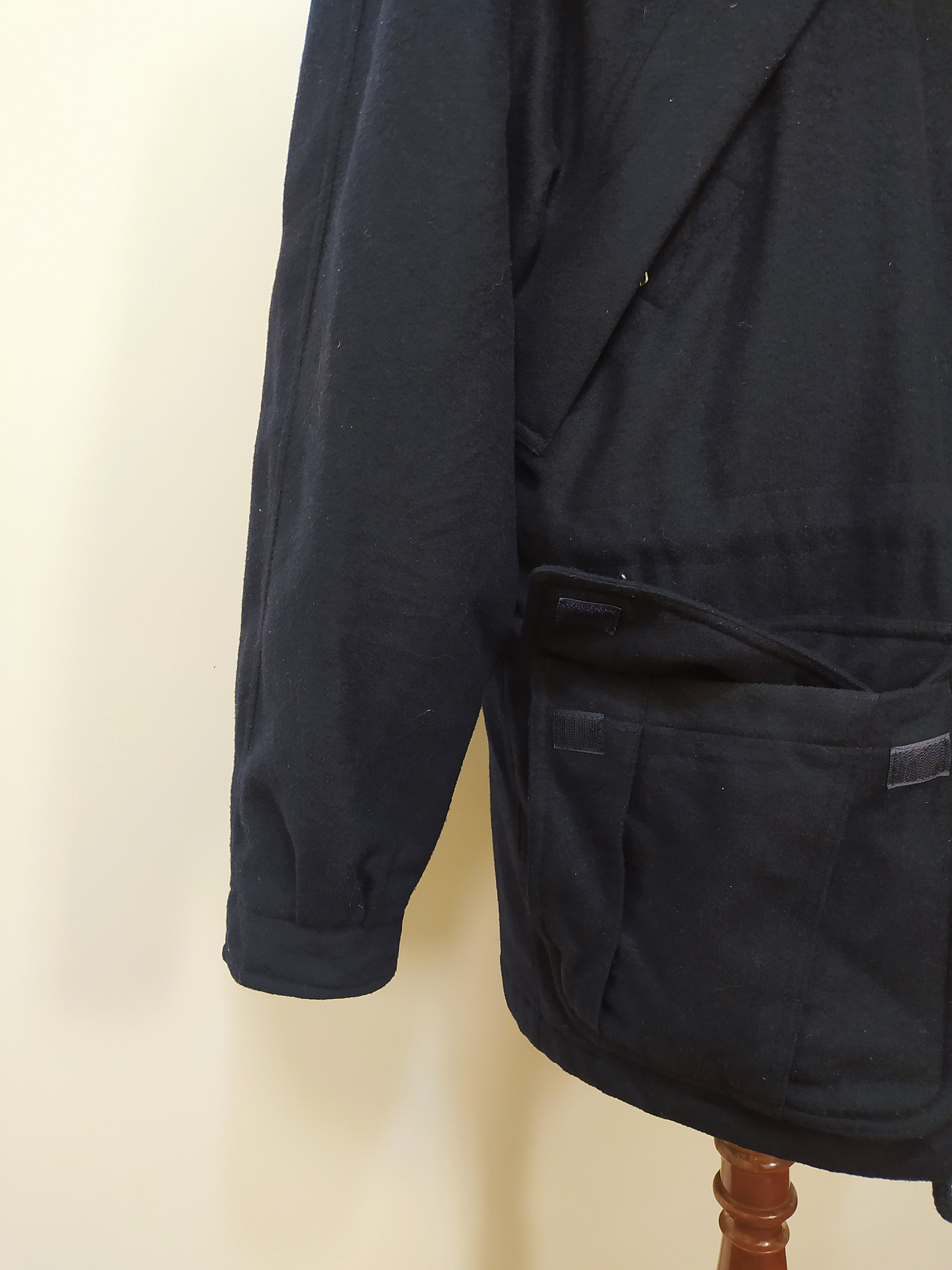 Abrigo lana hombre Simpatex impermeable azul TALLA L (C69) 5