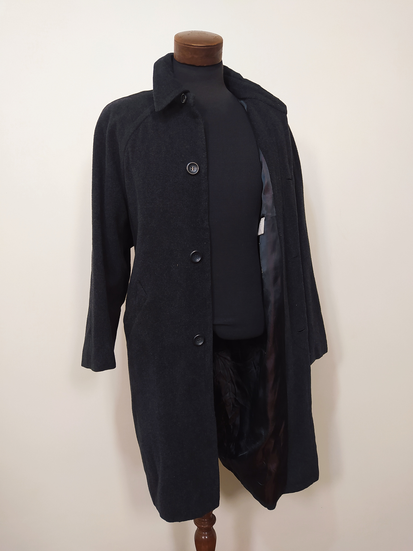 Abrigo hombre Caramelo lana plomo TALLA LXL (C74) 1