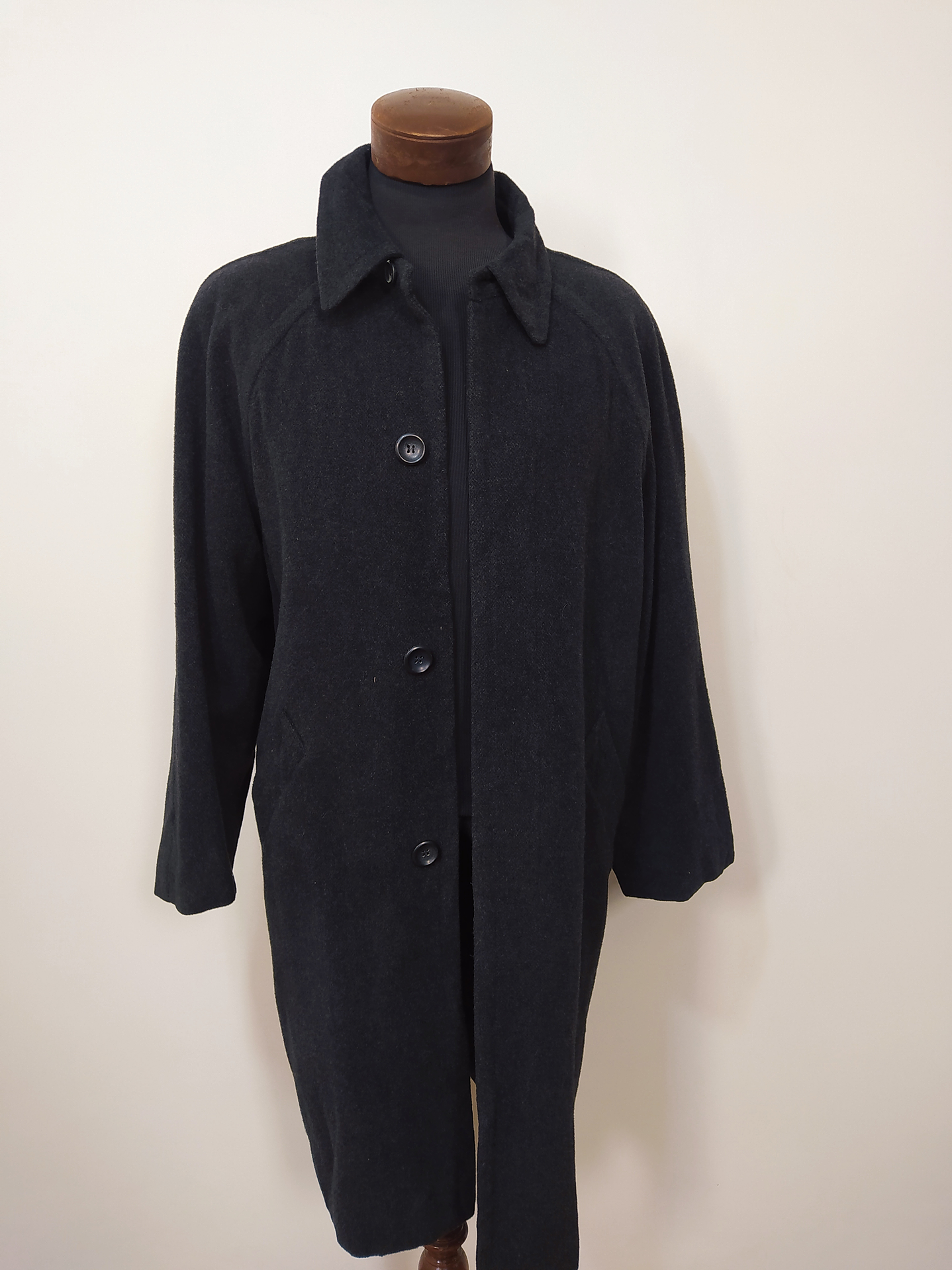 Abrigo hombre Caramelo lana plomo TALLA LXL (C74) 2