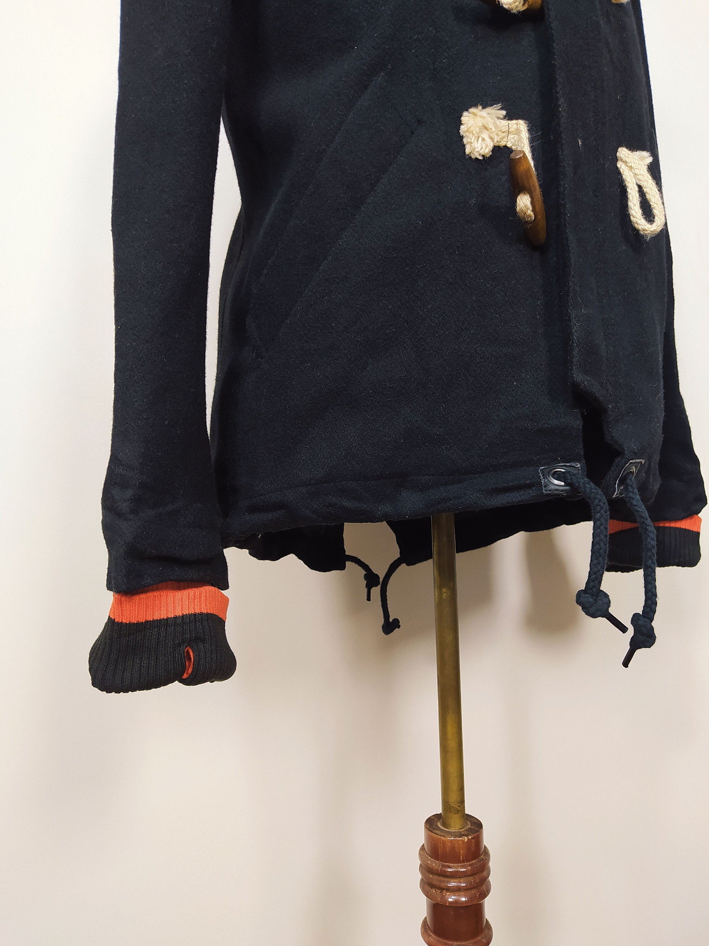 Abrigo montgomery lana premium FRAPBOIS Negro Talla S - Código C75 3