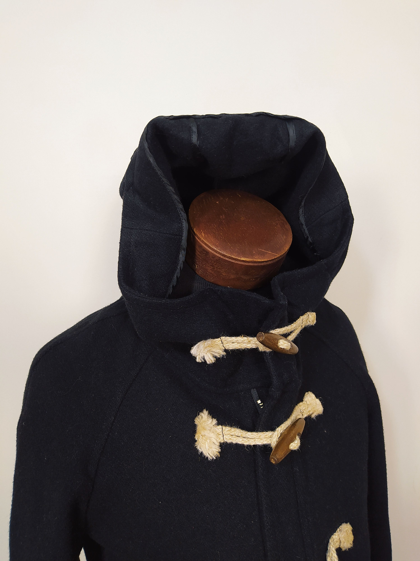 Abrigo montgomery lana premium FRAPBOIS Negro Talla S - Código C75 4