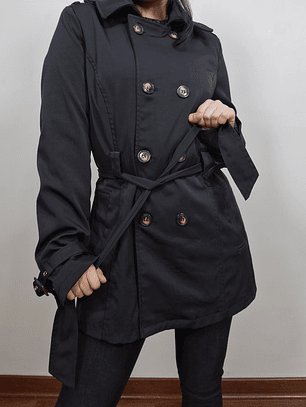 Trench negro chaqueta Hailys TALLA S - T9