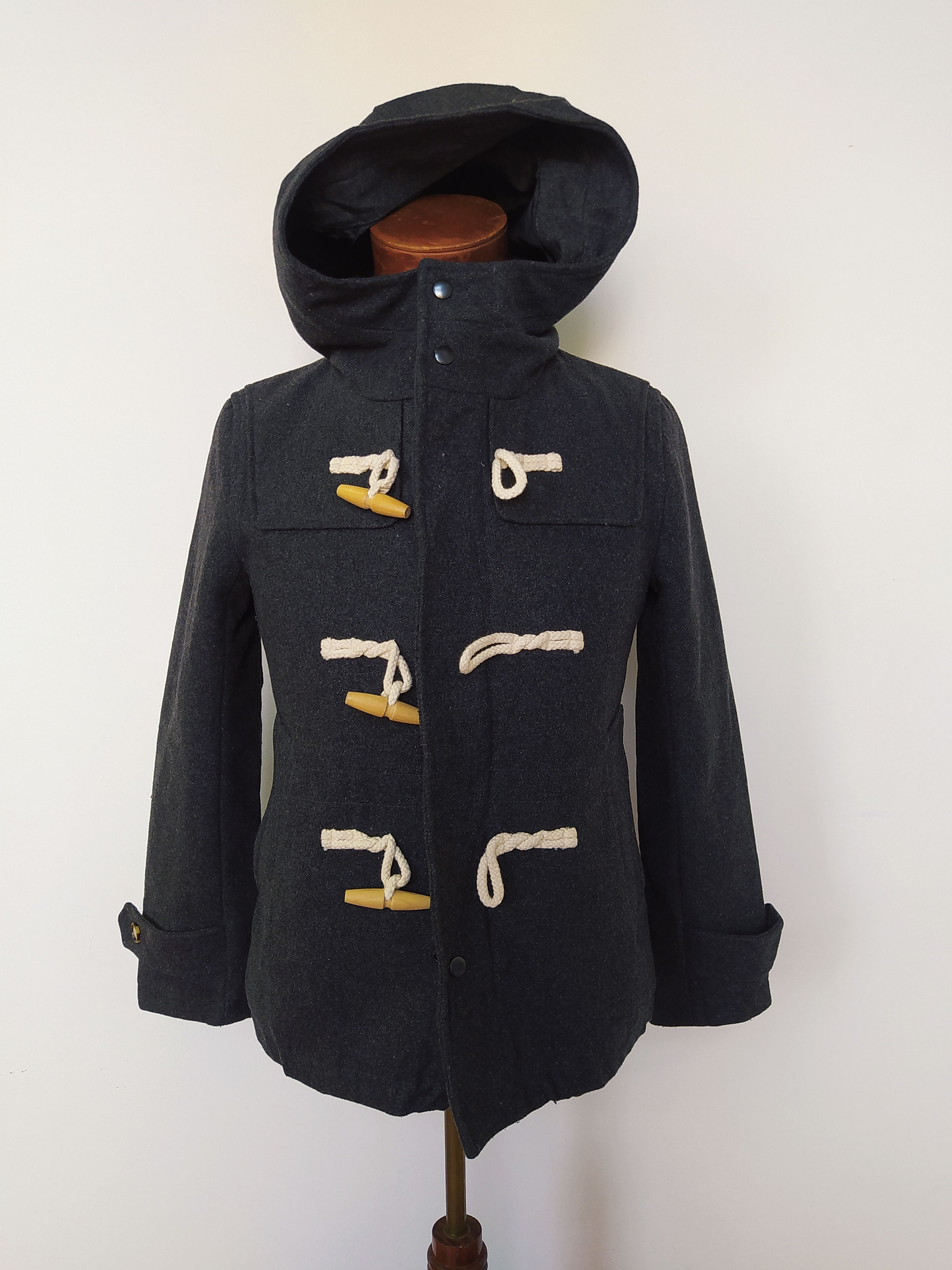 Abrigo montomery hombre BROWNY premium Plomo Talla XS - Código C100 1