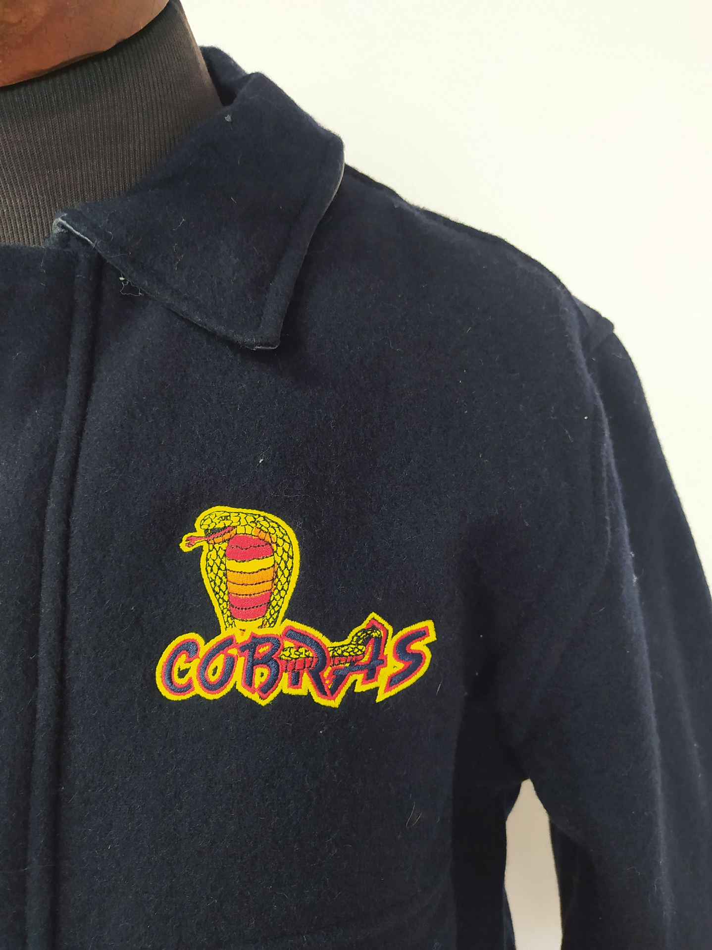 Chaqueton lana hombre COBRA Azul Talla ML - Código C114 3