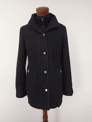 Abrigo lana hombre STREET Plomo Talla SM - Código C108