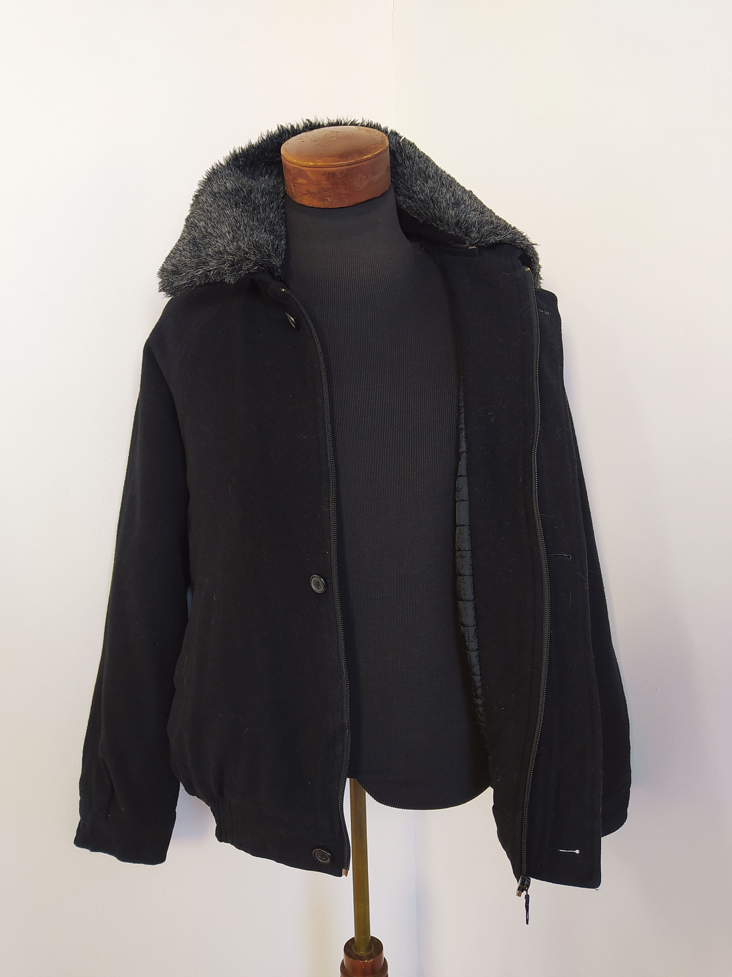 Chaqueta lana y cashmere hombre IGS collection Negro Talla XL - Código C120 5