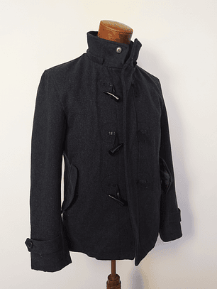 Chaqueta lana hombre Union Station Plomo Talla SM - Código C138