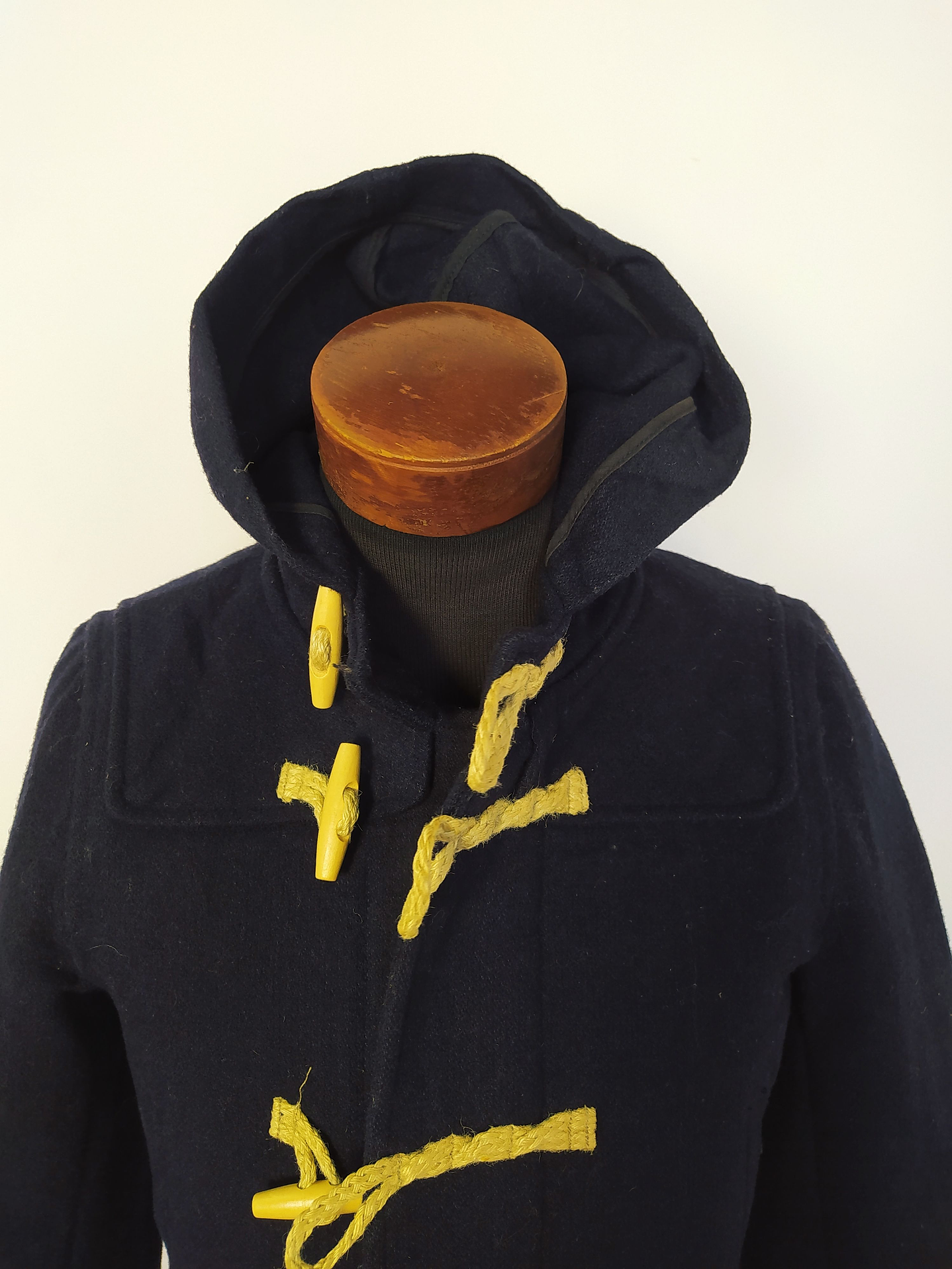 Abrigo montgomery lana hombre premium Harvard Azul Talla XS - Código C133 4