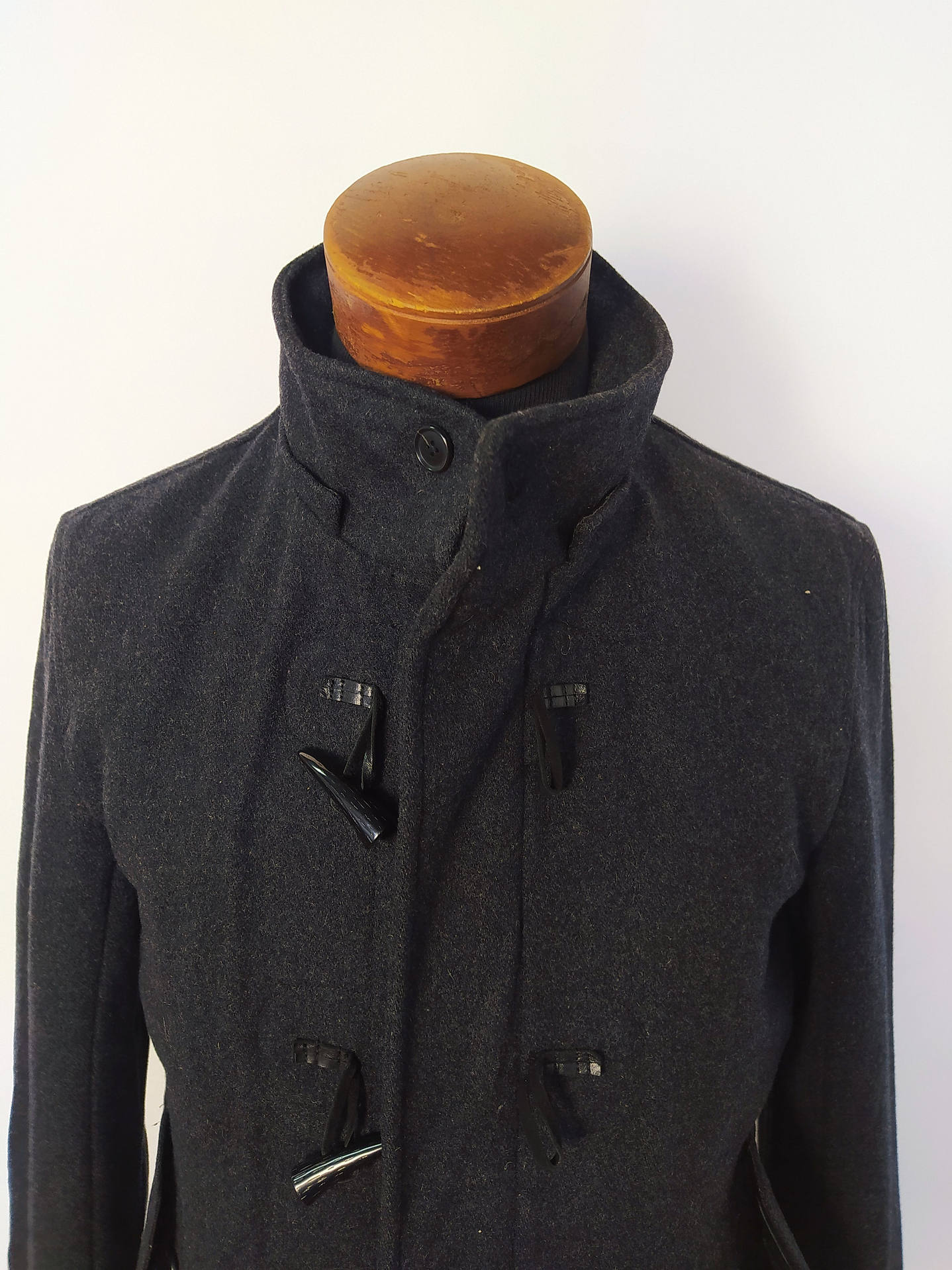 Chaqueta lana hombre Union Station Plomo Talla SM - Código C138 5