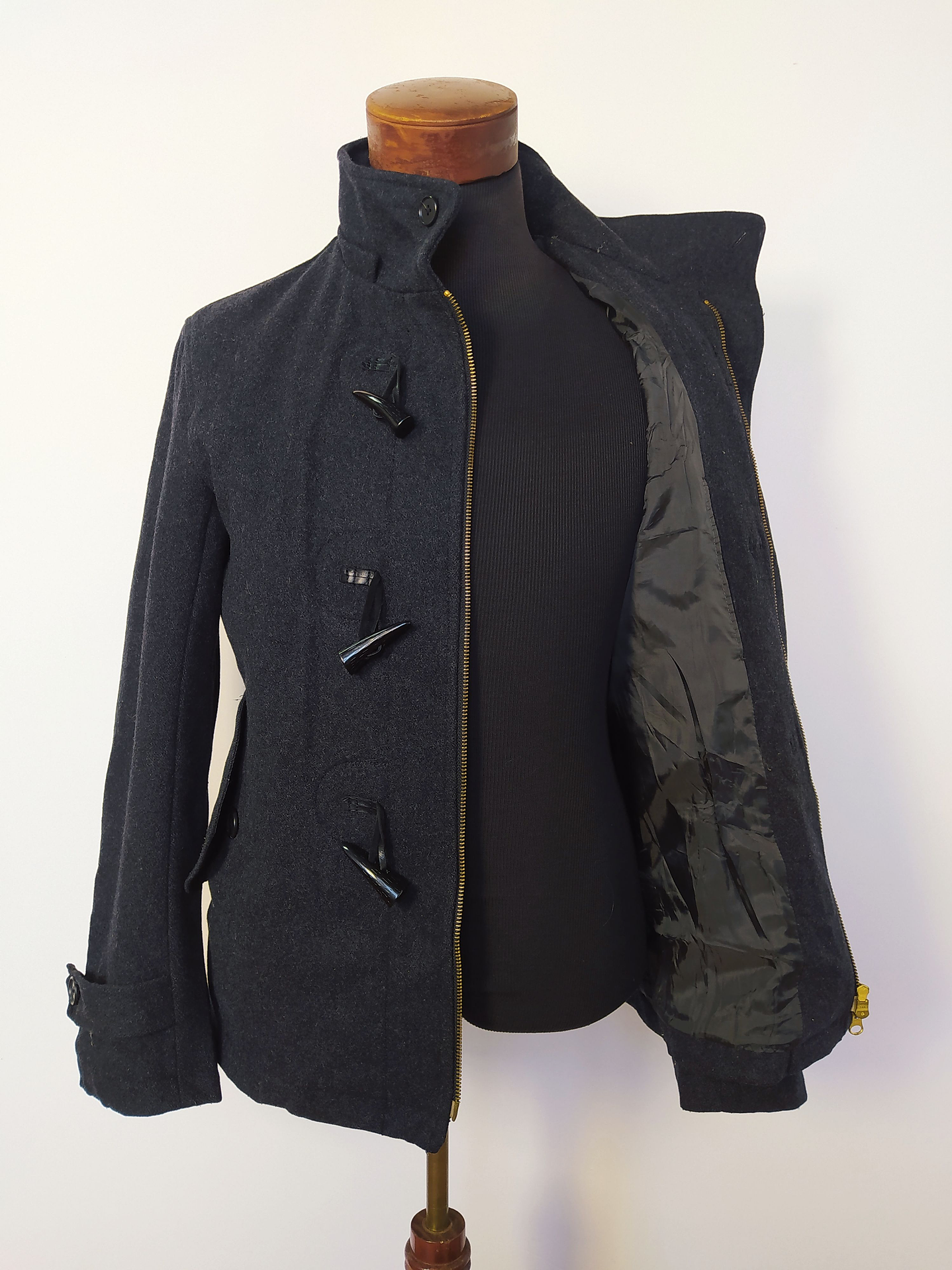 Chaqueta lana hombre Union Station Plomo Talla SM - Código C138 6