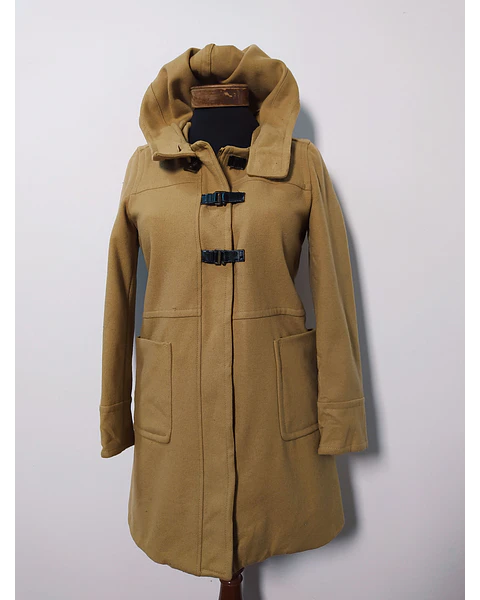 Abrigo mujer lana GREEN LABEL Camel Talla S - MM77