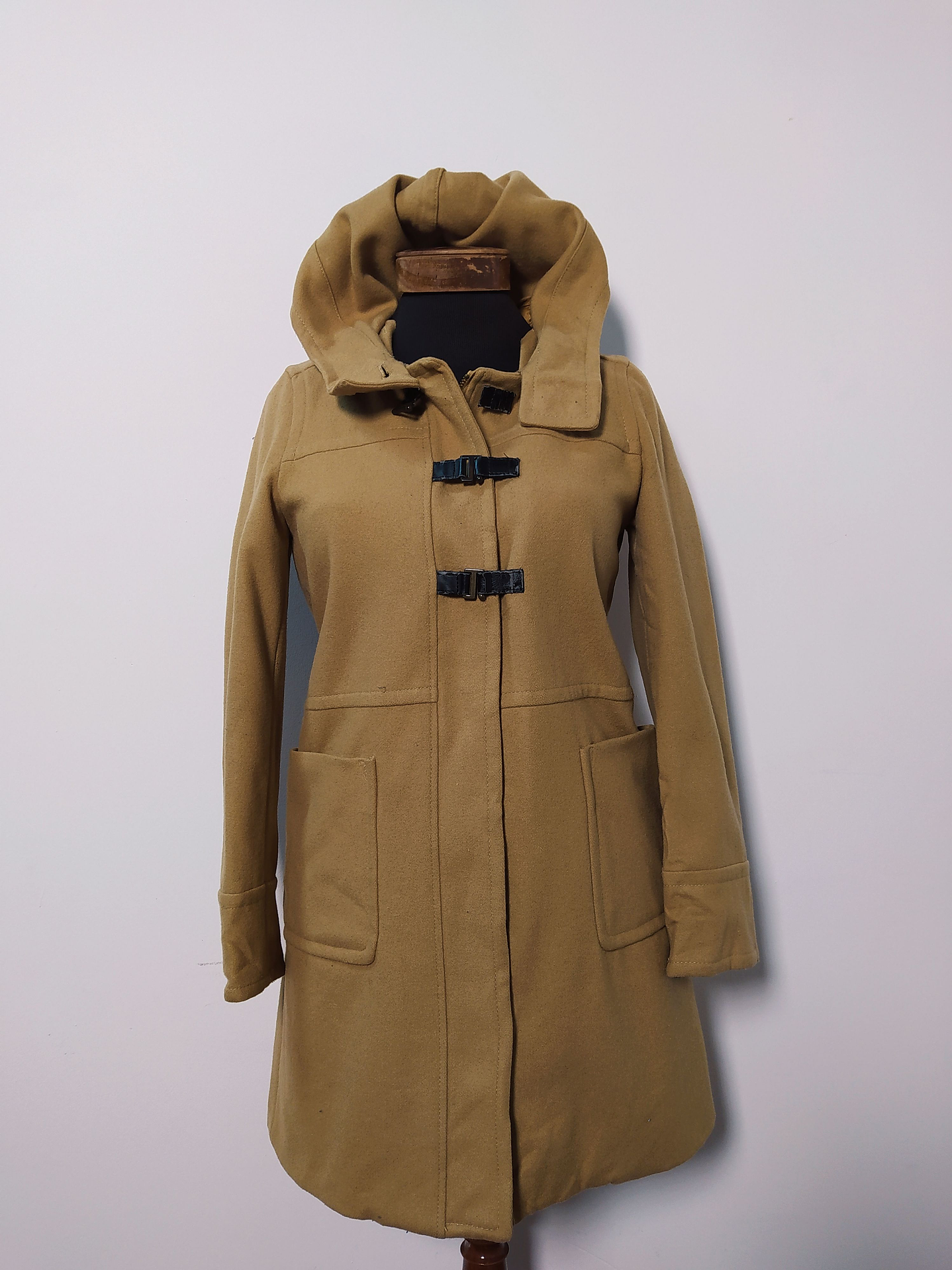 Abrigo mujer lana GREEN LABEL Camel Talla S - MM77 3